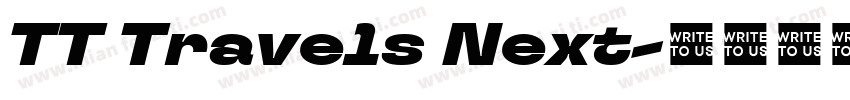 TT Travels Next字体转换